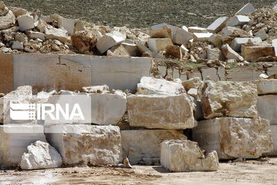  صادرات ۴۸ هزار دلاری سنگ استان مرکزی