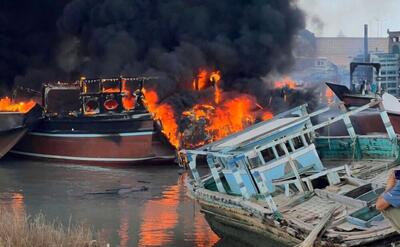  پرداخت تسهیلات به لنج‌داران آسیب‌دیده در آتش‌سوزی بندر پارسیان