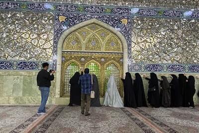  جهادگران کشور حرم مطهر حضرت فاطمه معصومه (س) را غبارروبی کردند