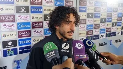  صحبت های جواد آقایی پور بازیکن سپاهان بعد از برتری مقابل آخال