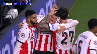  گل دوم آیندهوون به ناپولی (اسماعیل سایباری)