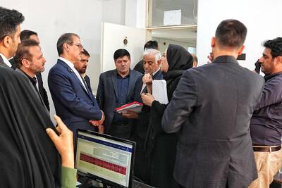 رئیس سازمان بازرسی به درخواست‌های حقوقی و قضایی مراجعه کنندگان به دادگستری مهران رسیدگی کرد