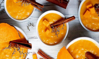  شیر برنج کدو حلوایی؛ دسر خوشمزه و فصلی برای روزهای پاییزی