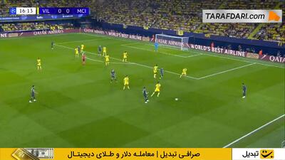 گل ارلینگ هالند به ویارئال (ویارئال 0-1 منچسترسیتی) - پارس فوتبال