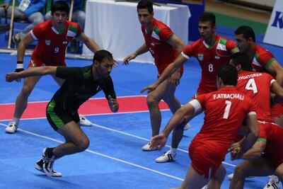 پیروزی قاطع تیم پسران کبدی ایران در مقابل میزبان رقابت‌ها - پارس فوتبال