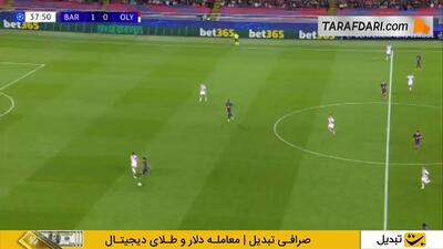 گل دوم فرمین لوپز به المپیاکوس (بارسلونا 2-0 المپیاکوس) - پارس فوتبال