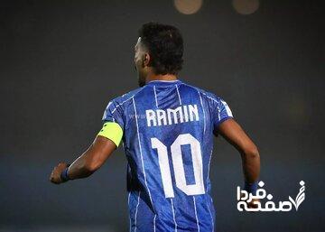  رامین رضاییان؛ باز هم روی نیمکت ذخیره‌ها