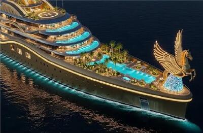  معماری خلاقانه؛ شیخ عرب کروز ساخته بیلیون دلاری جز به جزش از طلا زرق و برقش زنندس