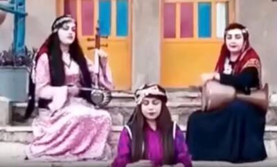  آواز محلی؛ قشنگترین ترانه لری که دیدم اینه با همخوانی بانوان و لباس اصیلشون به به