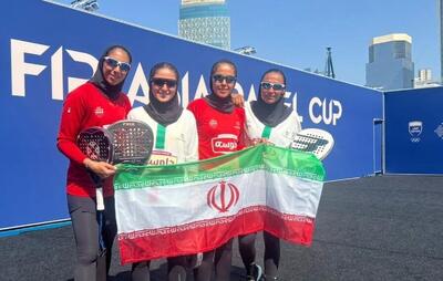  شکست عربستان توسط دختران ملی پوش پدل ایران