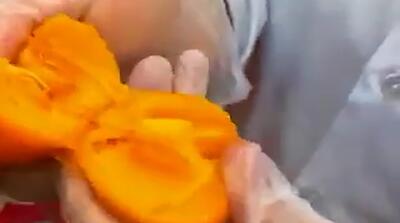 ذوق‌زدگی یک شهروند عرب برای خرمالو ایرانی