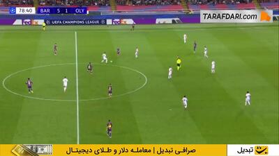 گل دوم مارکوس رشفورد به المپیاکوس (بارسلونا 6-1 المپیاکوس)