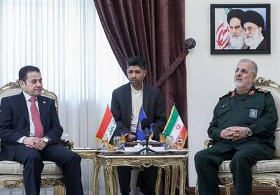 سرلشکر پاکپور در دیدار الاعرجی: دشمن تعدی کند برایش جهنم برپا می‌کنیم - تسنیم