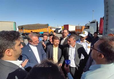 بازدید رئیس سازمان بازرسی از پایانه مرزی شهید سلیمانی و گمرک تجاری مهران - تسنیم