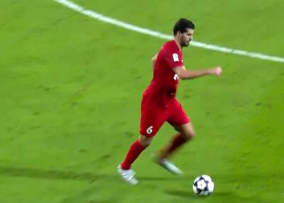 پاس گل عزت اللهی، گل سوم شباب الاهلی به نسف قارشی