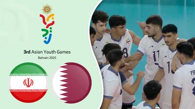 خلاصه والیبال قطر 0 - ایران 3