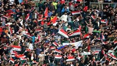   فریاد «لبیک یا حسین» پاسخ تماشاگران عراقی به اهانت هواداران سعودی + فیلم
