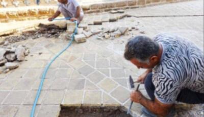  مرمت بخشی از خانه تاریخی مرعشی شوشتر
