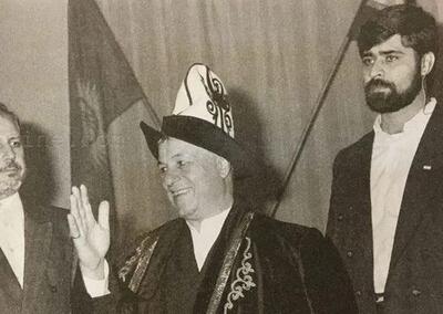 ویدئوی کمتر دیده شده از اعطای دکتراى افتخارى دانشگاه قرقیزستان به آیت‌الله هاشمی