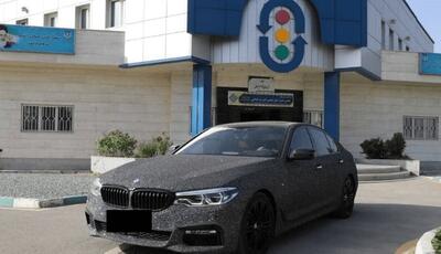  توقیف سواری بی‌ام‌و با سرعت ۲۰۰ کیلومتر بر ساعت در اصفهان