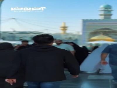  داریوش فرضیایی در لباس خادمی امام رضا (ع)