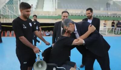 اولین تمرین چادرملو در استادیوم بازسازی شده