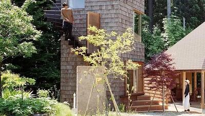  ژاپنی ها همه چیز را جالب می سازند حتی یک برج مسکونی کوچک! (عکس)