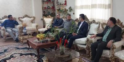  مدیرکل ورزش و جوانان مازندران در منزل چهره پرافتخار پارالمپیک حضور یافت