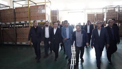  استاندار قزوین از شرکت بیدستان و کاشی پارس بازدید کرد