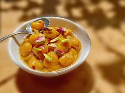  طرز تهیه مربای پوست پسته تازه خانگی