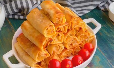  راز تهیه بورک مرغ پنیری ترد؛ لذتی طلایی در هر لقمه!