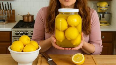  اینگونه لیموها را به مدت ۱ سال بدون خراب شدن نگهداری می کنم !