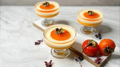  طرز تهیه دسر خرمالو فوری و خوشمزه با مواد در دسترس