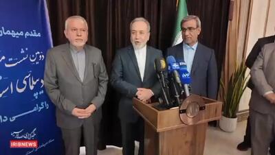  عباس عراقچی: ویتکاف از طریق واسطه‌‌‌ها تماس‌هایی با ما برقرار می‌کند/ موضع ایران روشن است+ فیلم