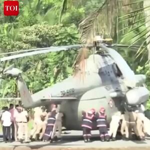  بالگرد رئیس‌جمهور هند روی بتن خیس گیر کرد