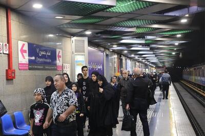 ۲۸۶ میلیون سفر با مترو در ۶ ماه