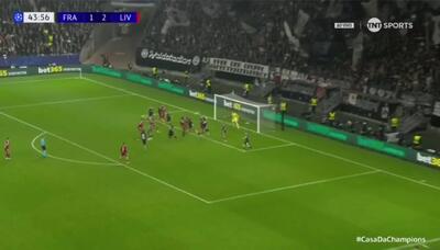 ویدیو: گل سوم لیورپول به آینتراخت فرانکفورت توسط کوناته