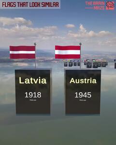  پرچم کدام کشورها به هم‌‌ شبیه است؟+ فیلم