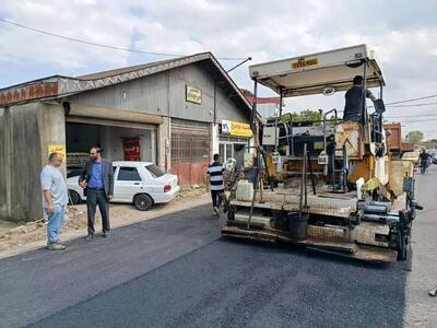  بهسازی و آسفالت یک کیلومتر از معبر اصلی شهر پیربازار