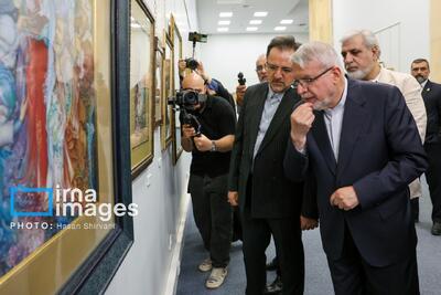  افتتاح نمایشگاه «همای نگارگری ایران»