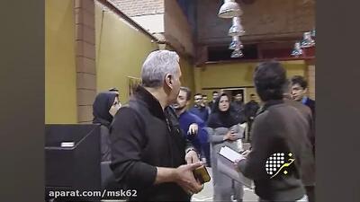  پشت صحنه سریال درحاشیه فصل دو خبر شبانگاهی مهران مدیری