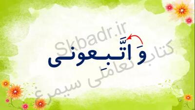  آموزش لوحه قرآنی صفحه 41 قرآن کلاس سوم