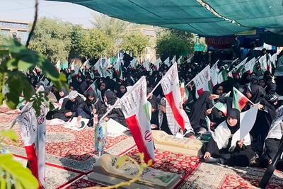  آیین افتتاحیه اردوهای راهیان نور دانش‌آموزی کشور در هویزه برگزار شد