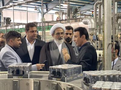 بازدید میدانی رئیس سازمان قضایی نیروهای مسلح از واحد‌های تولیدی شهرک صنعتی شباب شهرستان چرداول