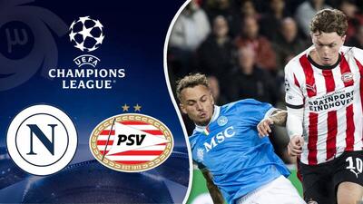 فیلم/ خلاصه دیدار آیندهوون ۶ - ناپولی ۲ - پارس فوتبال