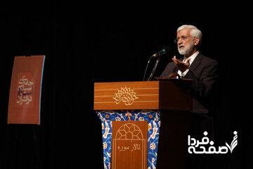 جلیلی: مردم در سال ۵۷ علیه نظم ناعادلانه ایستادند/ اگر نتیجه‌ تعامل، تسلیم در برابر ظلم و سازش با ظالم باشد، قابل‌قبول نیست