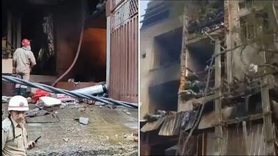  ۴ نفر در آتش‌سوزی در بمبئی هند کشته شدند