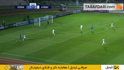 پاس گل مونیر الحدادی و گل یاسر آسانی به الوحدات اردن (استقلال 2-0 الوحدات اردن)