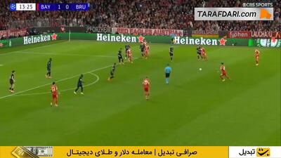 گل هری کین به بروخه (بایرن مونیخ 2-0 کلوب بروخه)