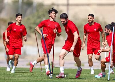 لبخند به تمرین پرسپولیس برگشت (عکس)